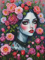 Roses and Black Lace