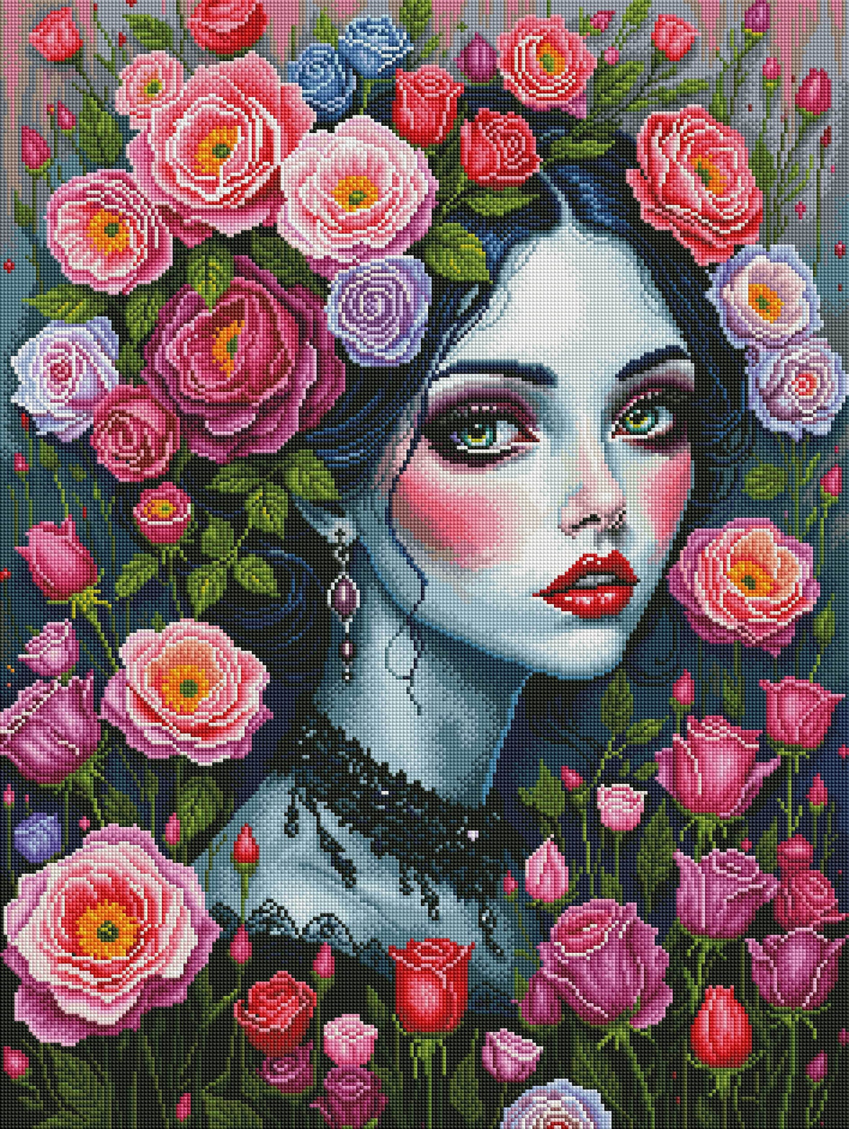 Roses and Black Lace