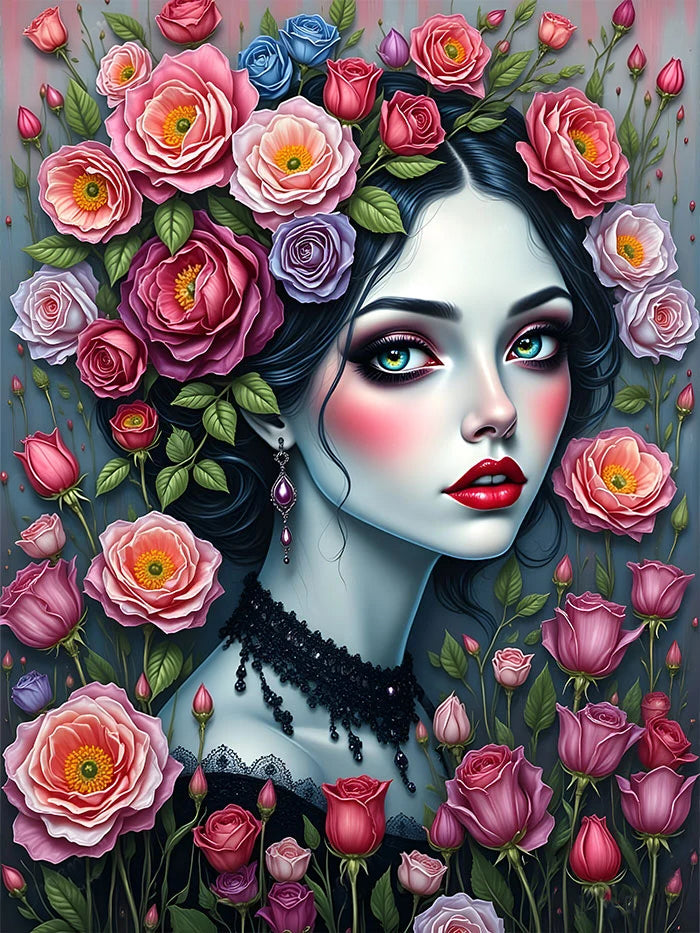 Roses and Black Lace